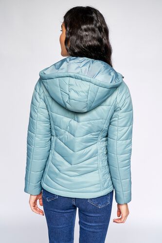 7 - Teal Solid Straight Jacket, image 7