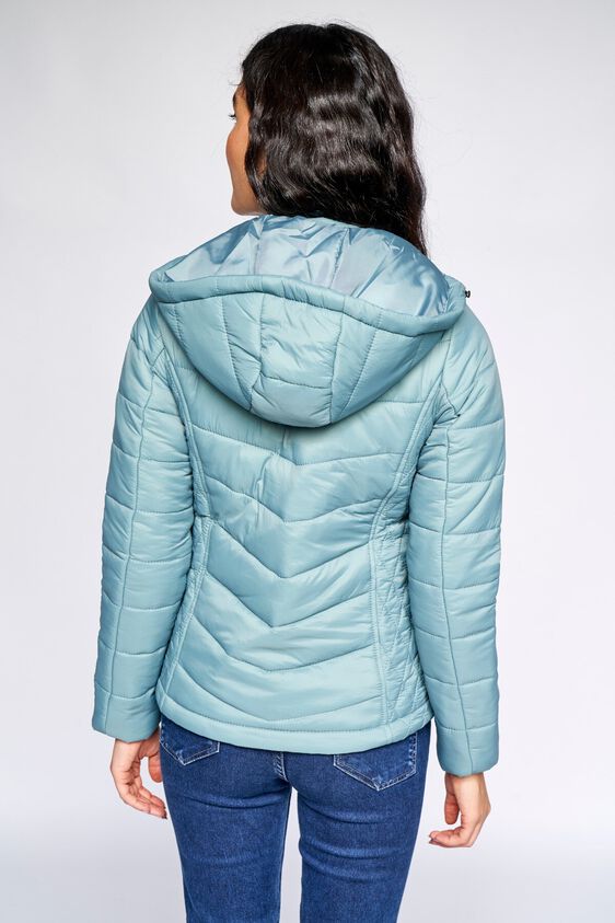 7 - Teal Solid Straight Jacket, image 7