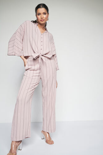 Pinstripe Pair Co-ords Set, Pink, image 3