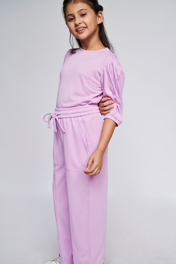 4 - Lilac Self Design Straight Set, image 3