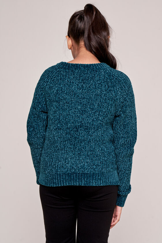 Green Self Design Regular Top, Green, image 4