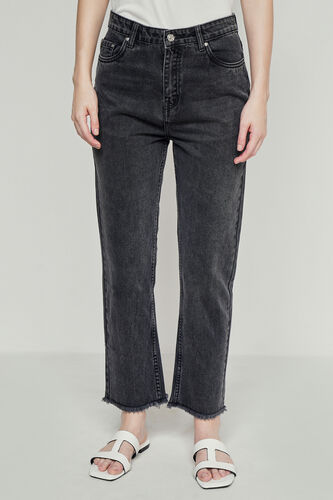 Charcoal Solid Straight Bottom, Charcoal, image 1