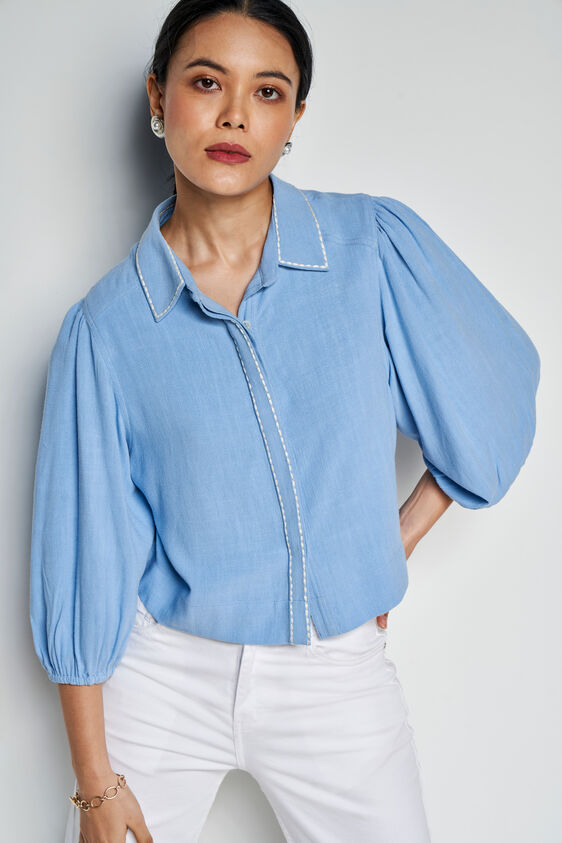 Summer Cloud Top, Sky Blue, image 1
