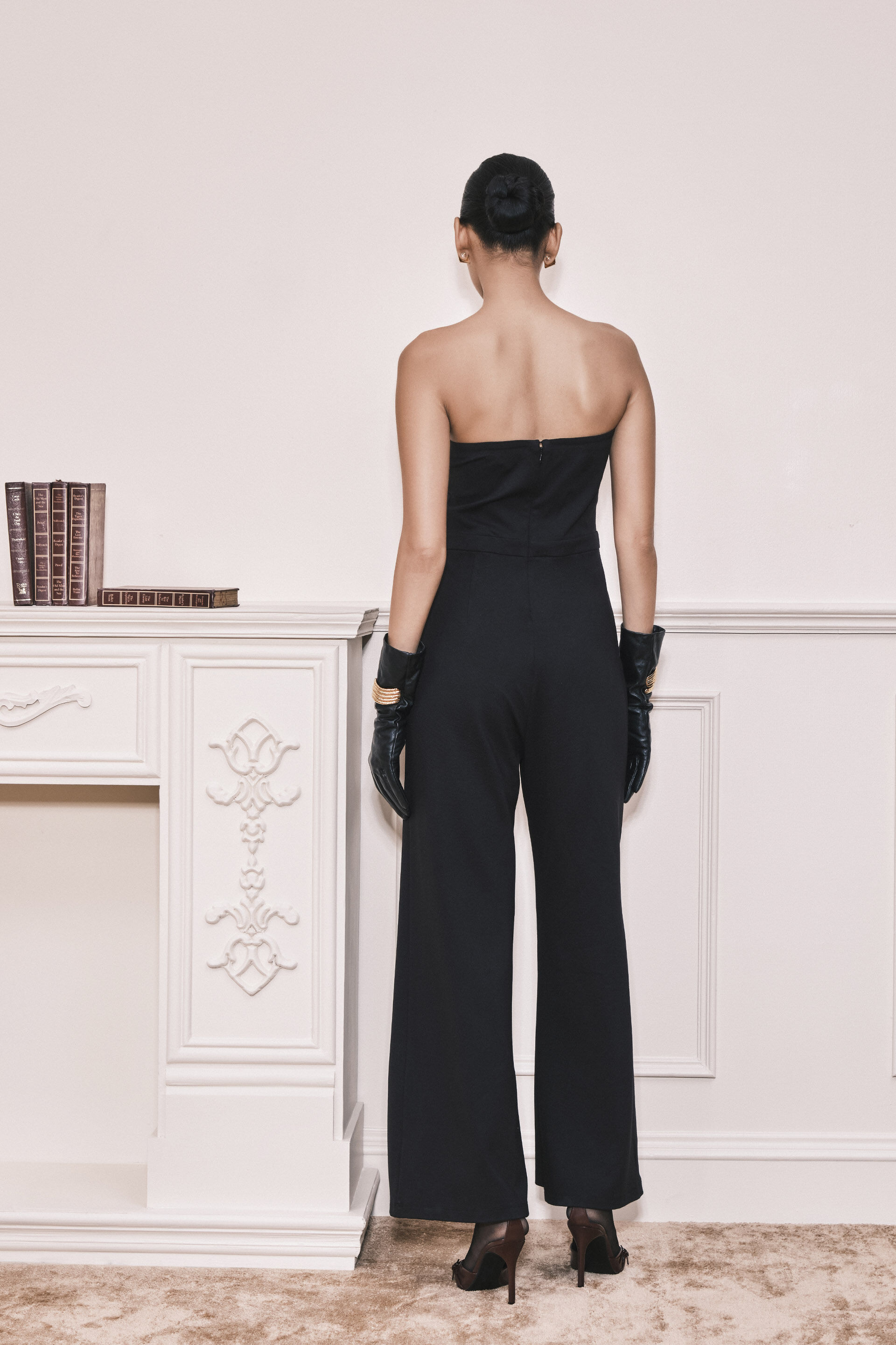 Twilight Blooms Jumpsuit, Black, image 7