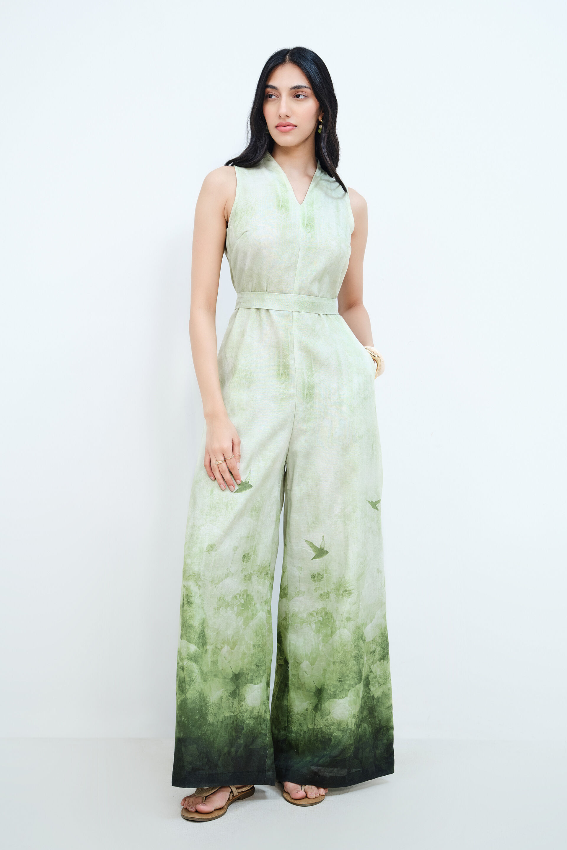 Green Mist Jumpsuit, Green, image 1