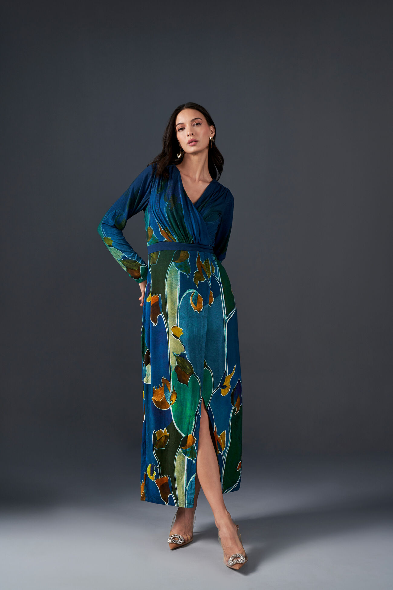 Oasis Maxi Modal Dress, Multi Color, image 1
