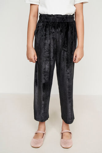 Black Solid Regular Bottom, Black, image 2