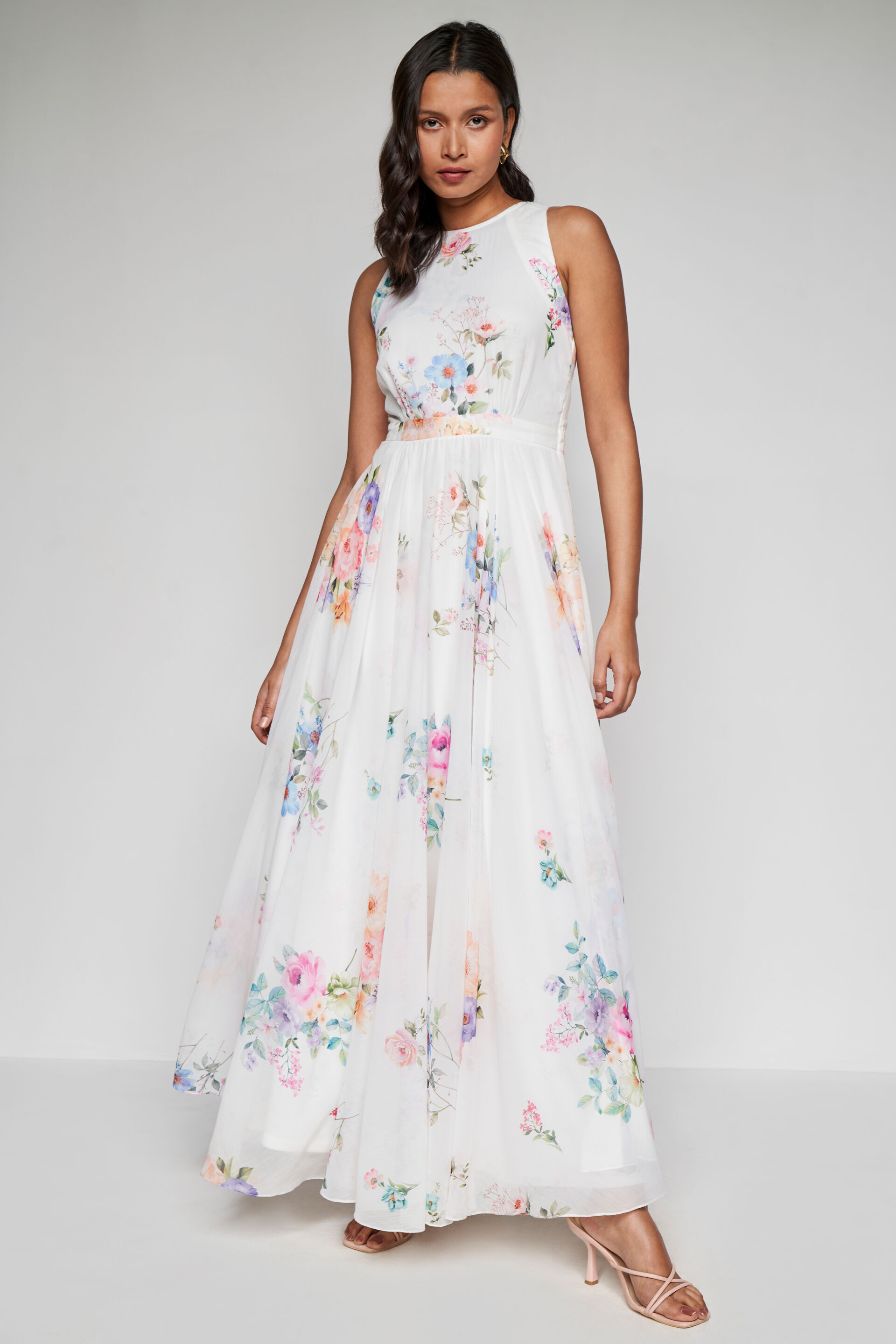 Frosty Flora Gown, Multi Color, image 3