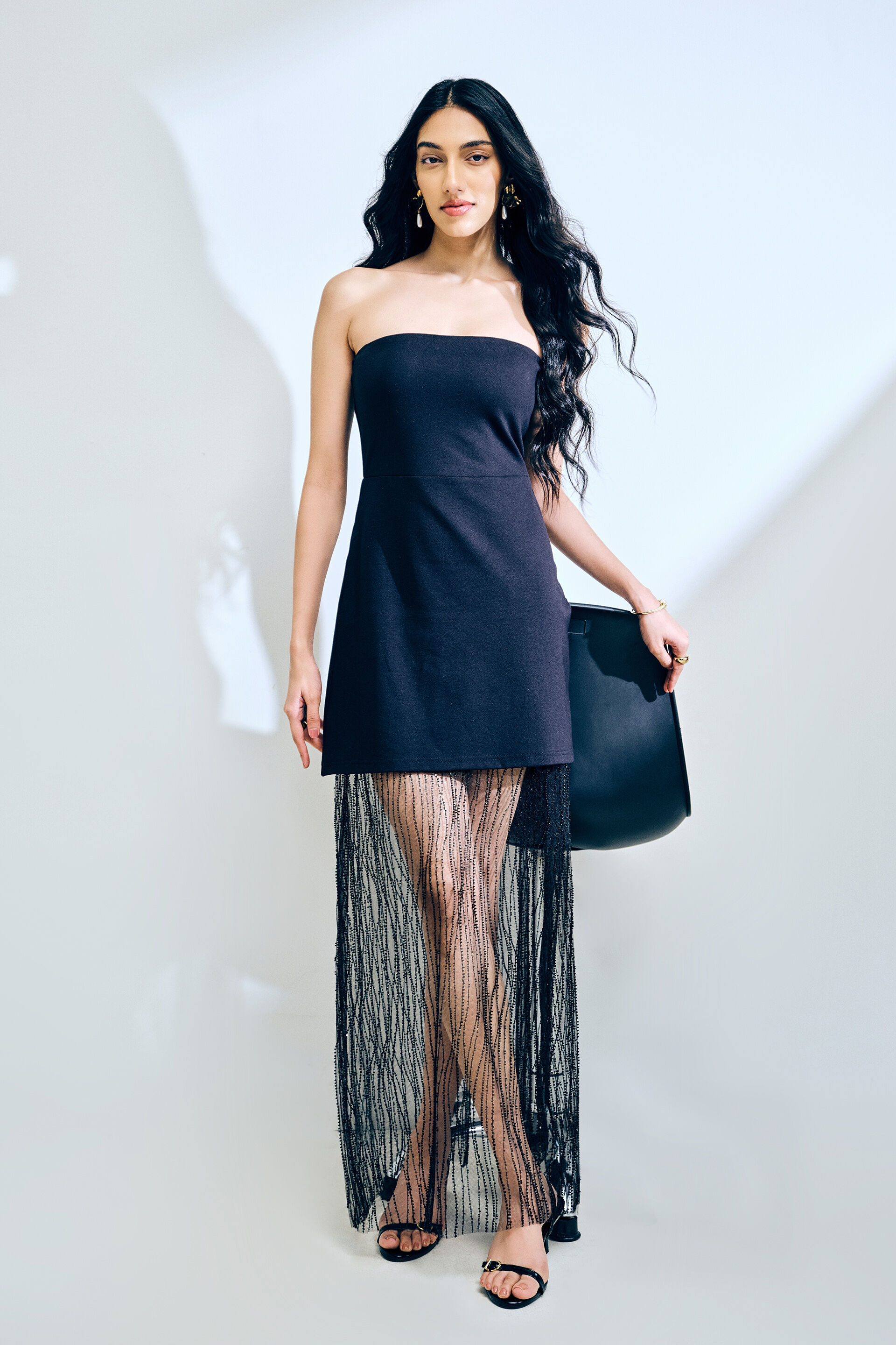 Black Reverie Dress, Black, image 4