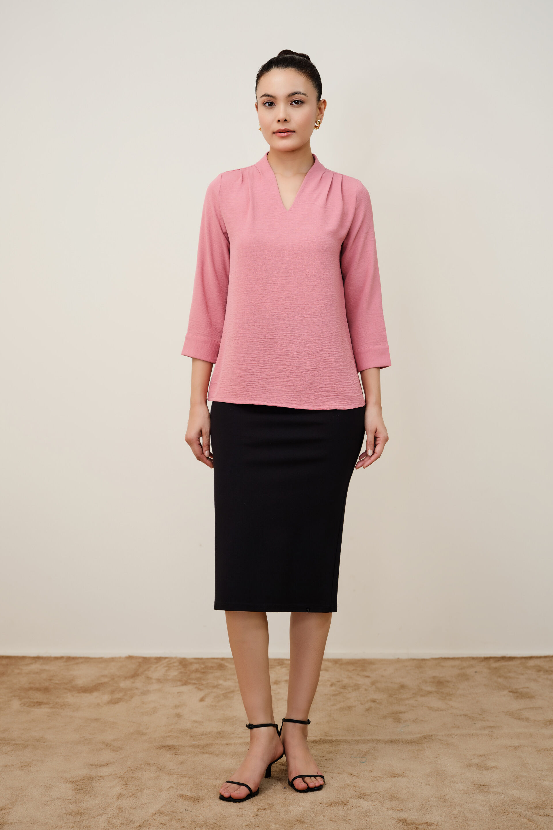 Nerra Dusty Pink Top, Pink, image 5