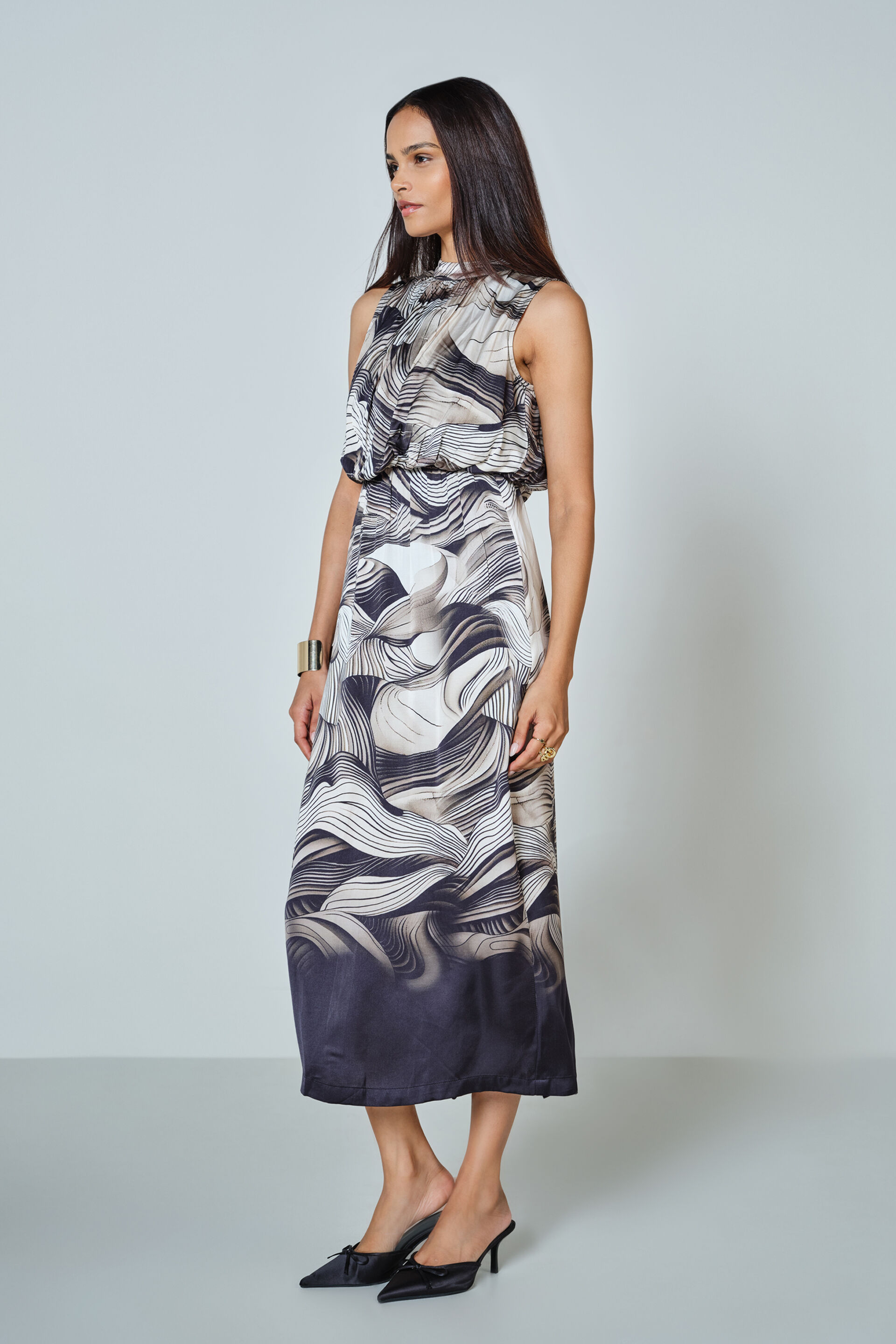 Maria Modal Dress, Black, image 5