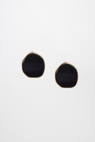 Black Brass Earring, , image 1