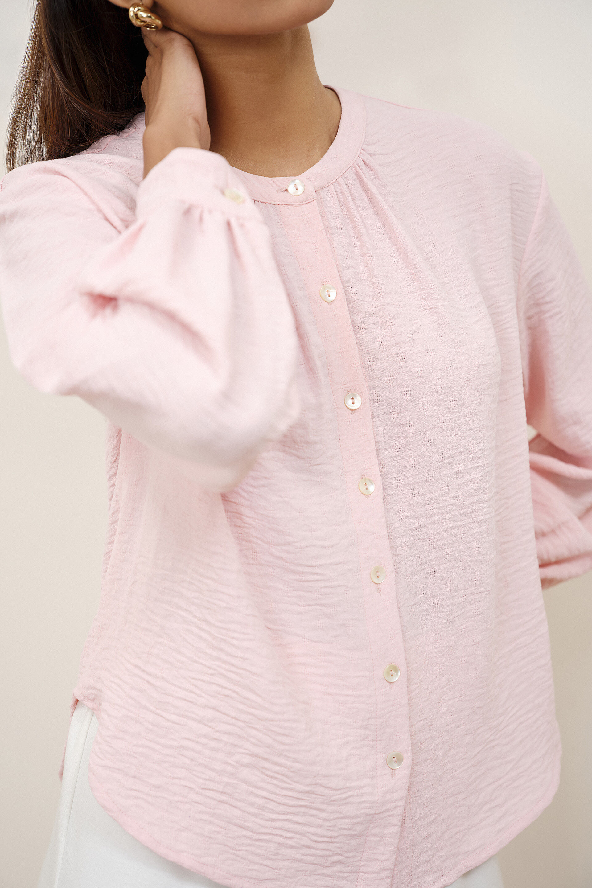 Avon Brown Shirt, Pink, image 5