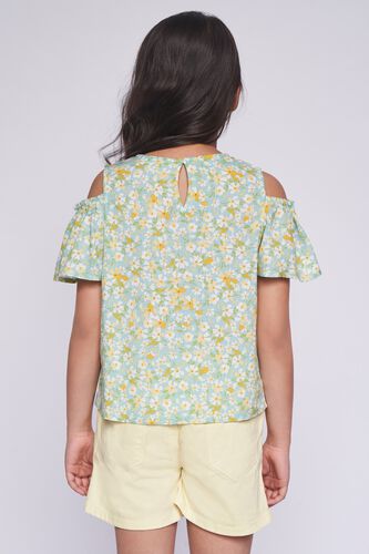 5 - Mint Floral Straight Top, image 5