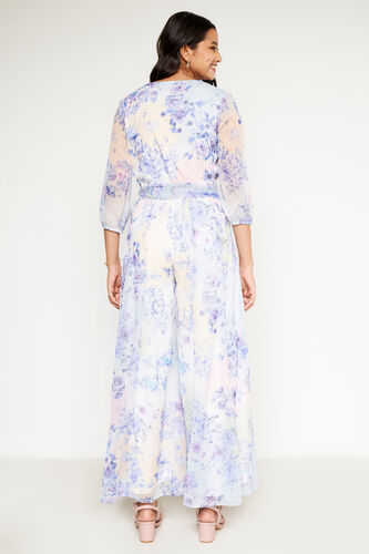 Multi Floral Crop Top-Pallazo Set, Multi Color, image 5