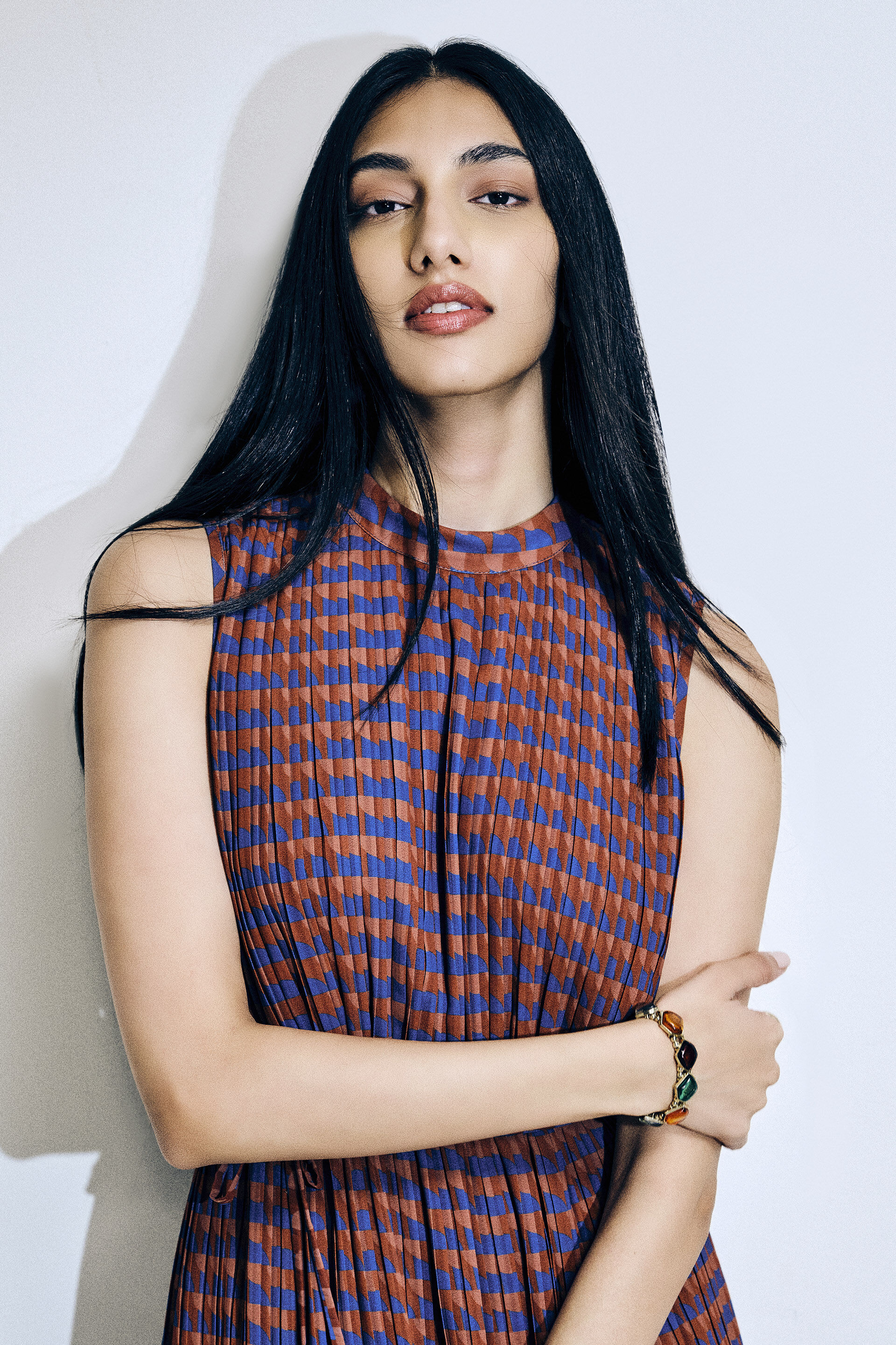 Geometry All Over Dress, Red, image 5