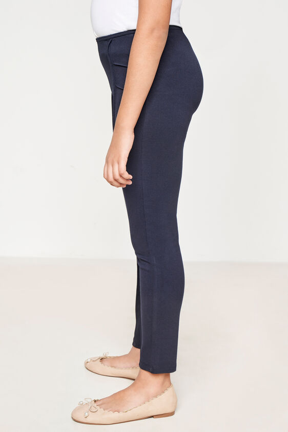 Solid Straight Bottom, Navy Blue, image 4