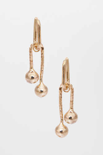 Gold Brass Earring, , image 1