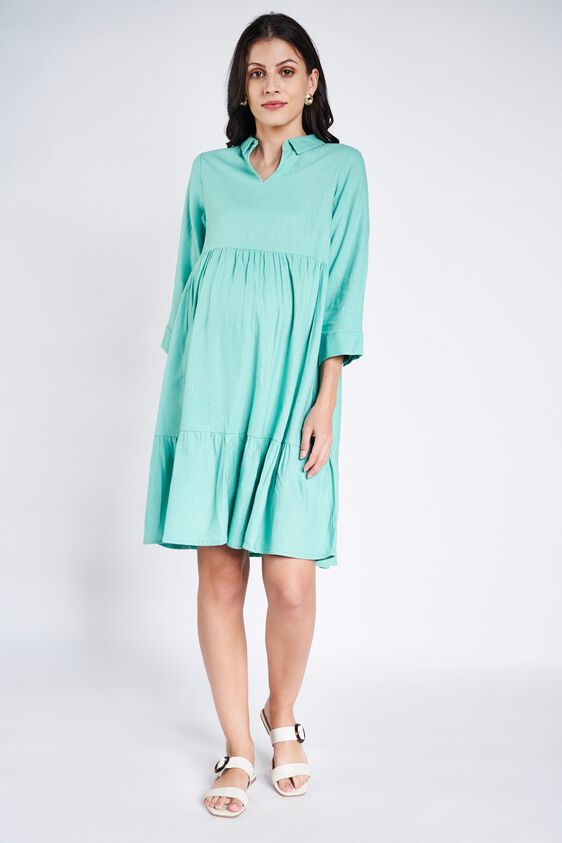 1 - Mint Maternity Short Dress, image 1