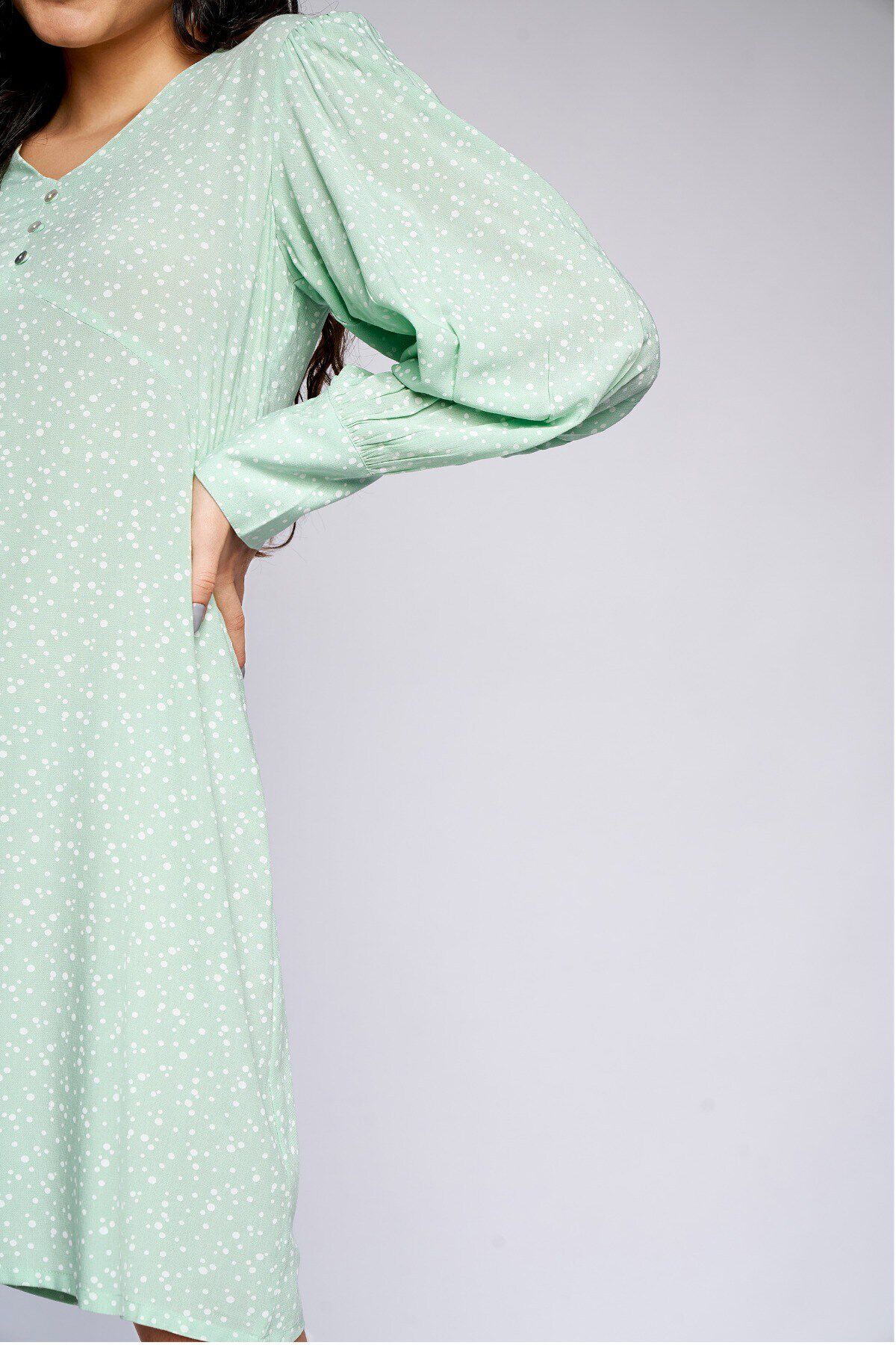 6 - Sage Green Straight Shift Dress, image 6