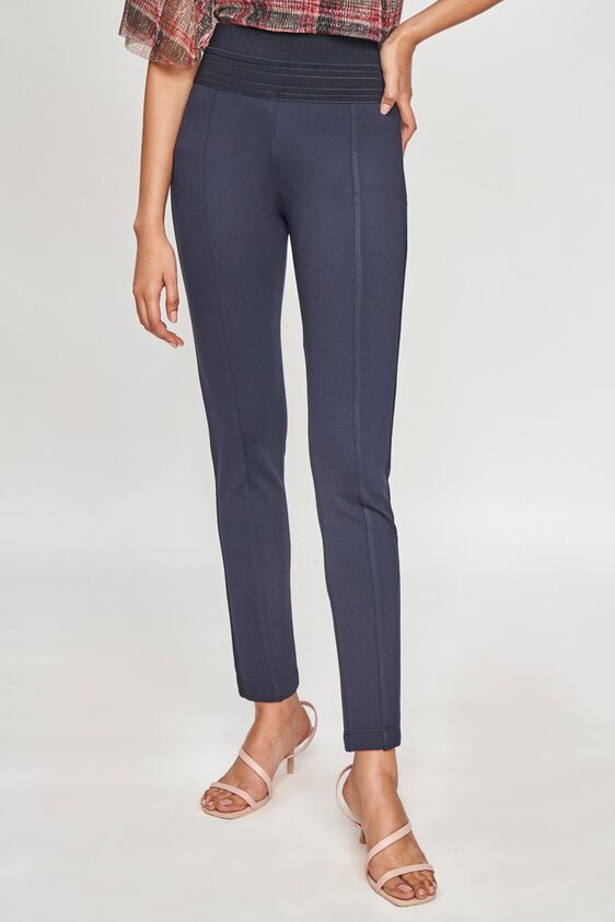 1 - Navy Blue Solid  Bottom, image 1