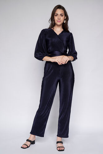 Navy Solid Straight Set, Navy Blue, image 1