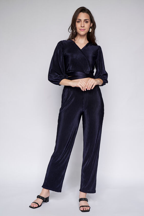 Navy Solid Straight Set, Navy Blue, image 1