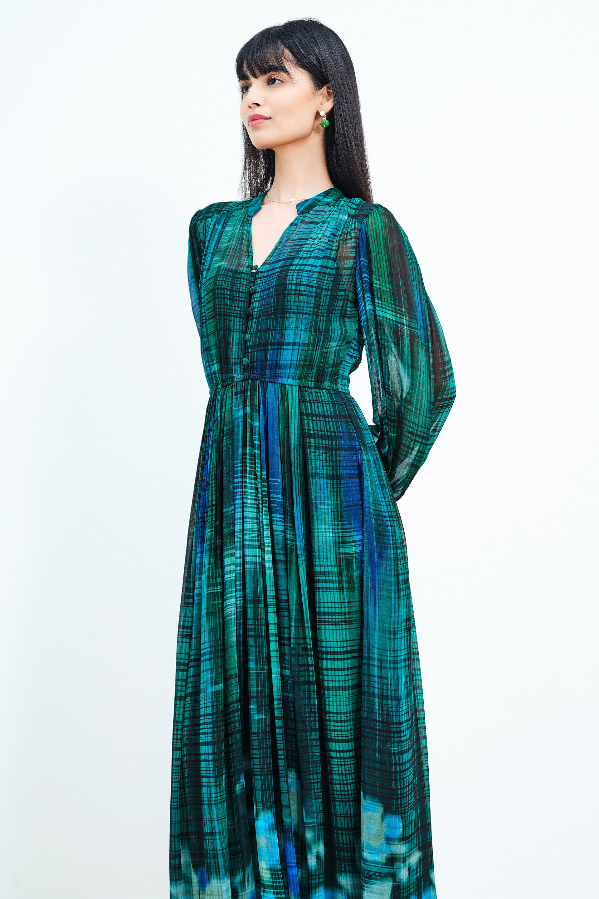 Green Aura Evening Gown, Green, image 2