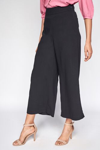 3 - Black Solid Flared Bottom, image 3