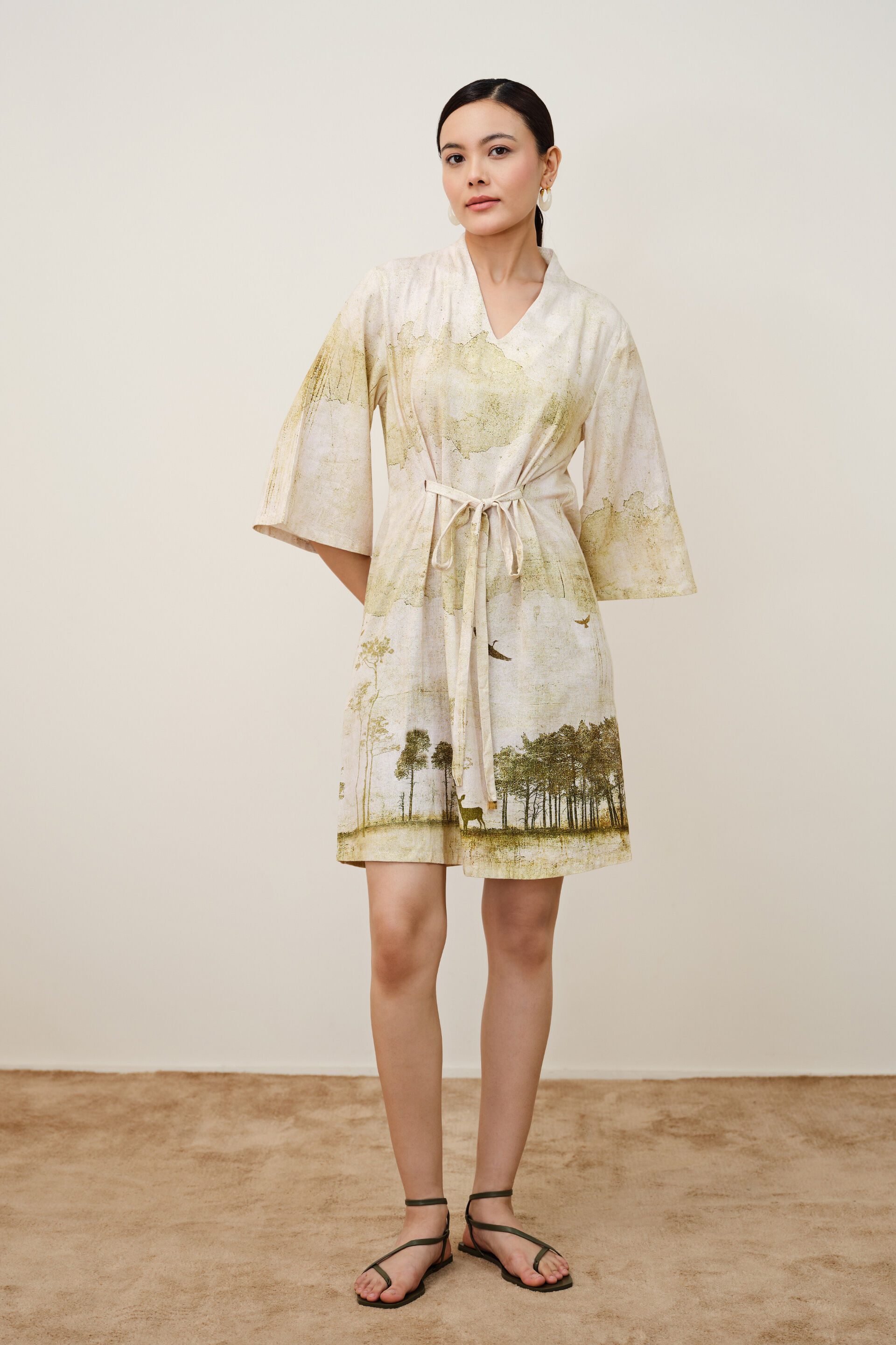 Safari Day Linen Dress
