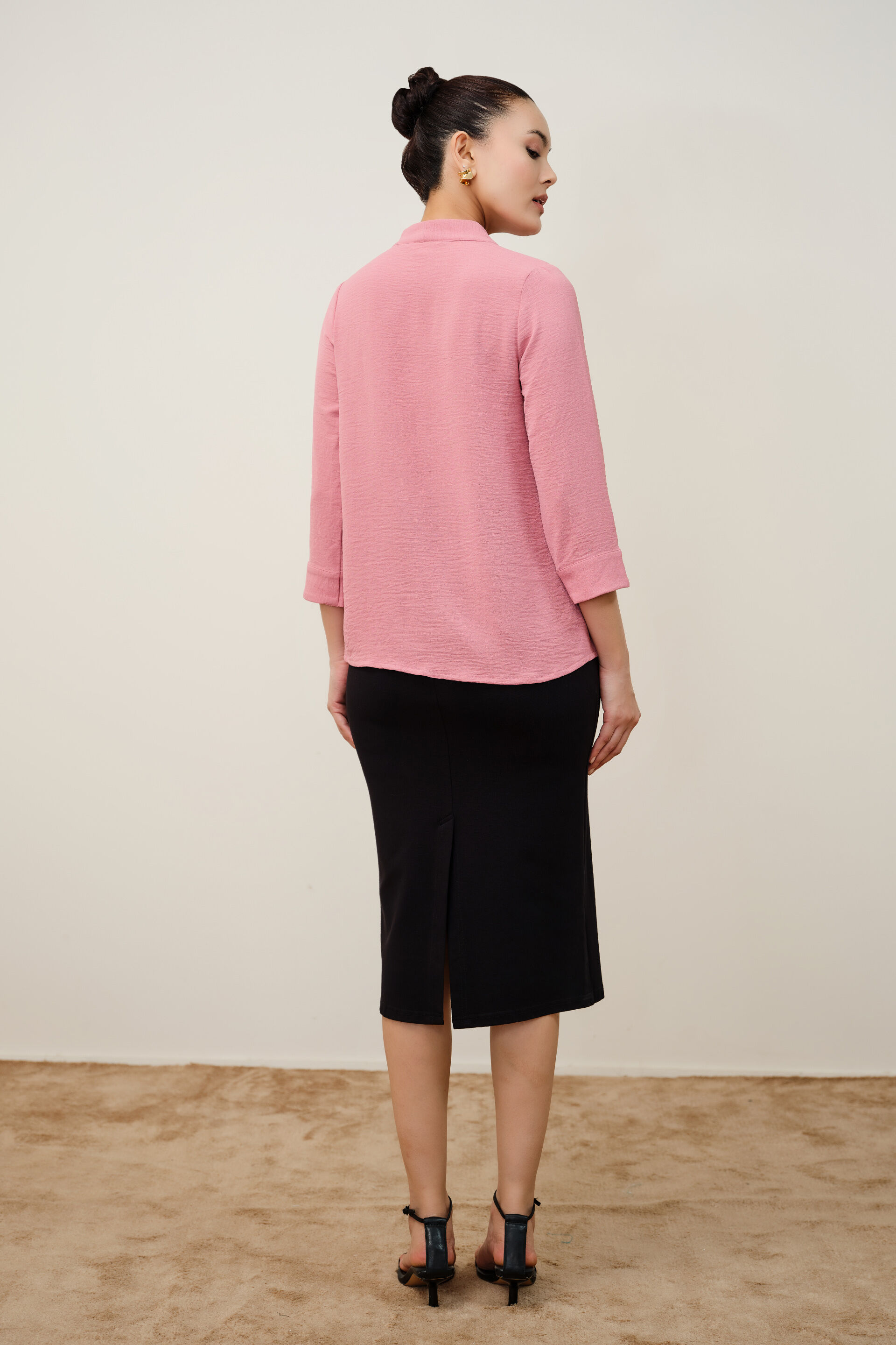 Nerra Dusty Pink Top, Pink, image 6