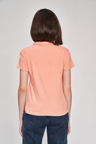 6 - Peach Self Design A-Line Top, image 6