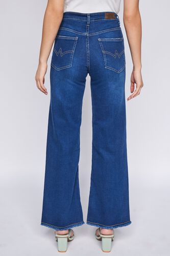 3 - Blue Solid Straight Bottom, image 3
