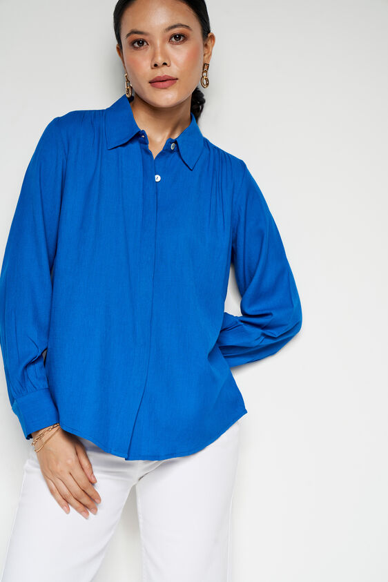 Sapphire Work Top, Blue, image 1