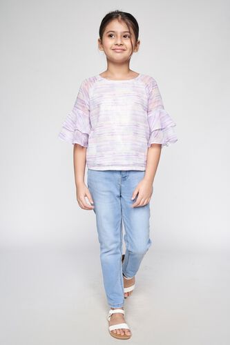5 - Multi Color Abstract Straight Top, image 5