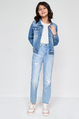 Blue Denim Jacket, Blue, image 3