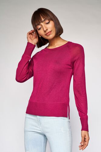 2 - Wine Self Design A-Line Top, image 2