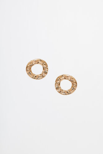 Gold Brass Earring, , image 1