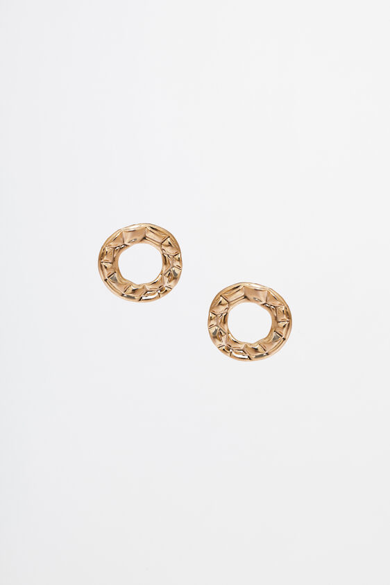 Gold Brass Earring, , image 1