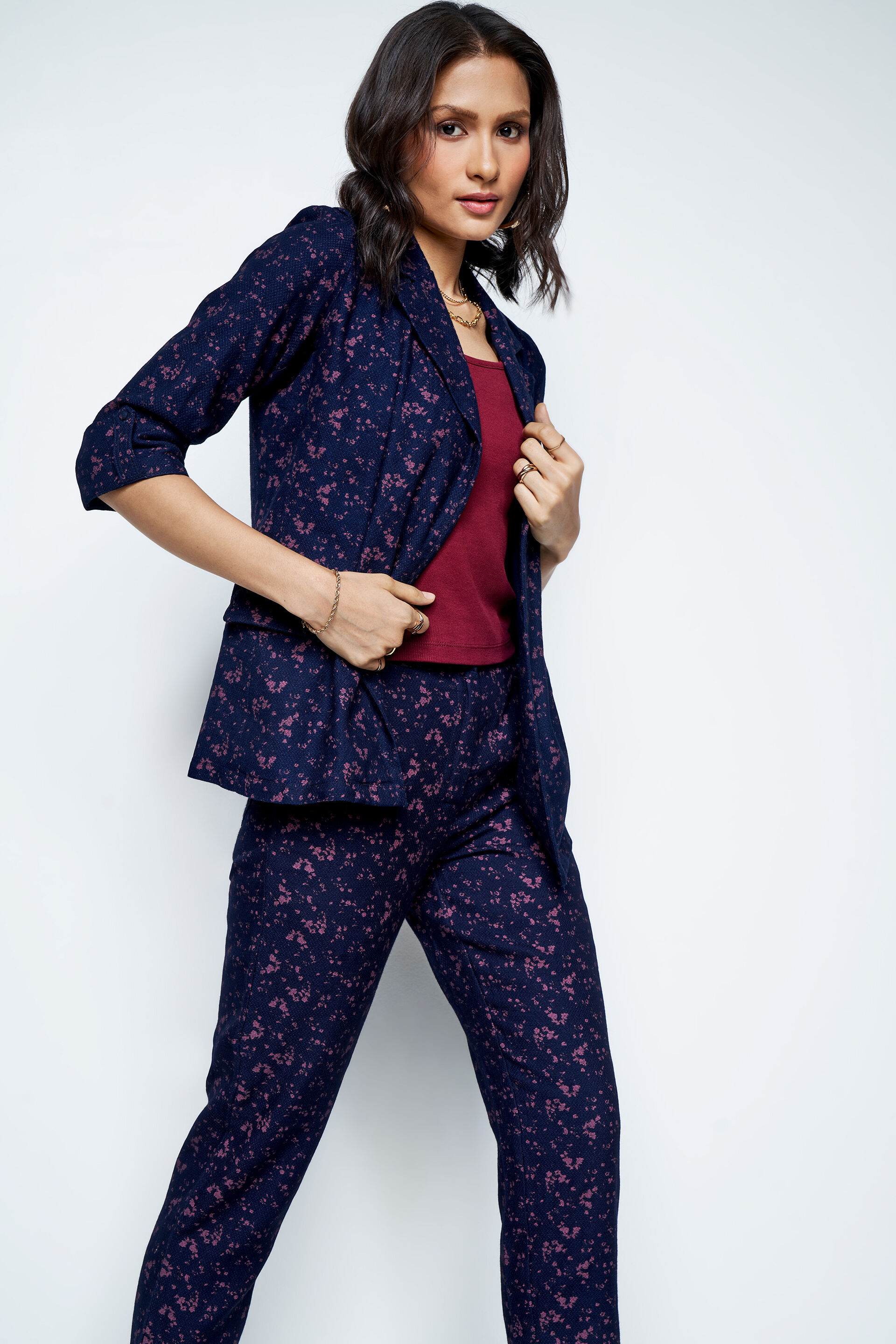 Pattern Play Parade Co-ords Set, Navy Blue, image 2