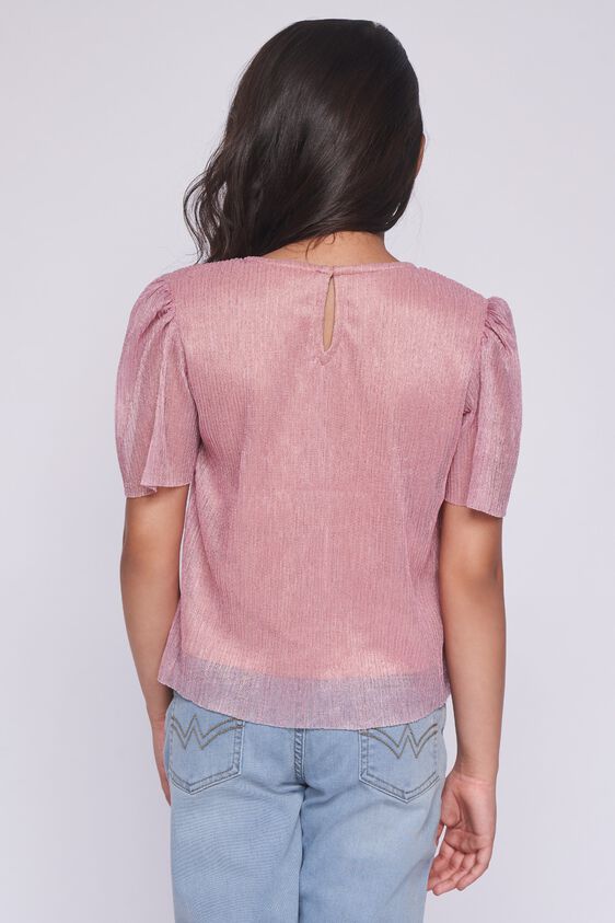 4 - Lilac Self Design Straight Top, image 4