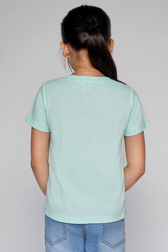 5 - Green Graphic Embroidered Straight Top, image 5