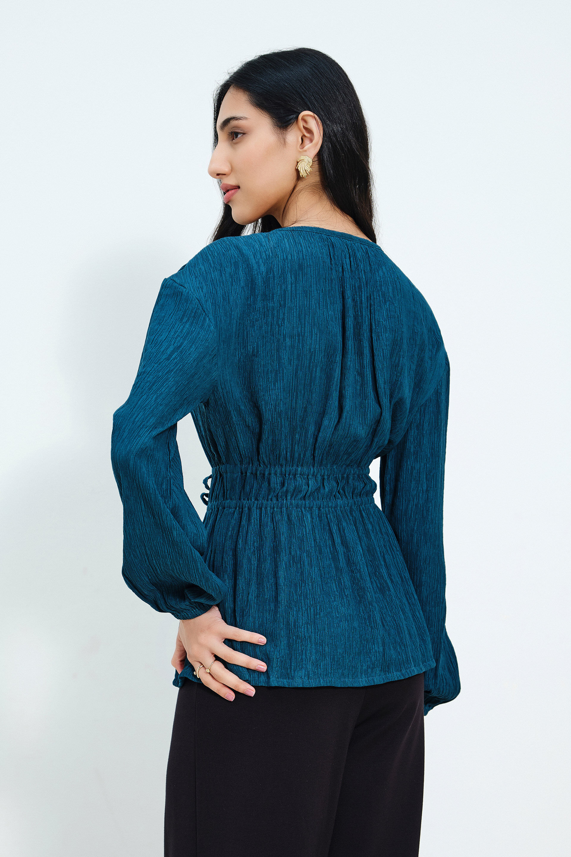 Twinkle Teal Top, Teal, image 5