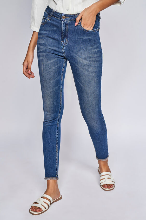 Blue Solid Straight Bottom, Midnight Blue, image 2