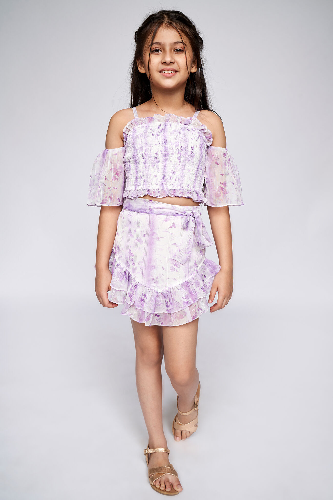 4 - Lilac Tie & Dye Asymmetric Set, image 4