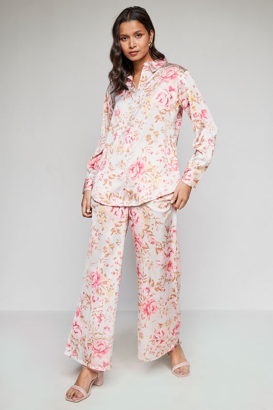 Pink and White Floral Curved Set-2, Pink, image 3
