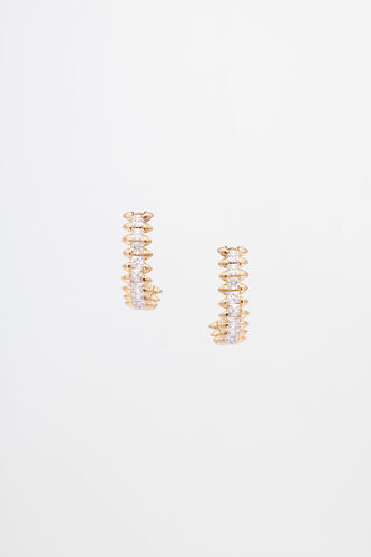 Gold Brass Earring, , image 1