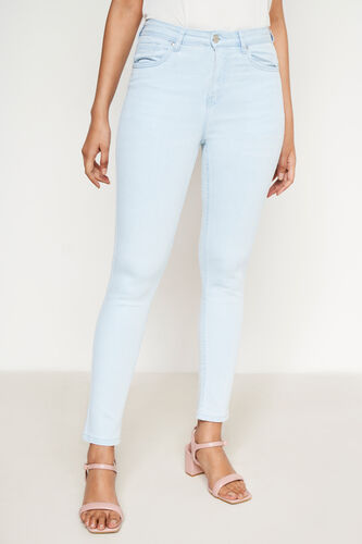 Light Blue Skinny Jeans, Blue, image 1