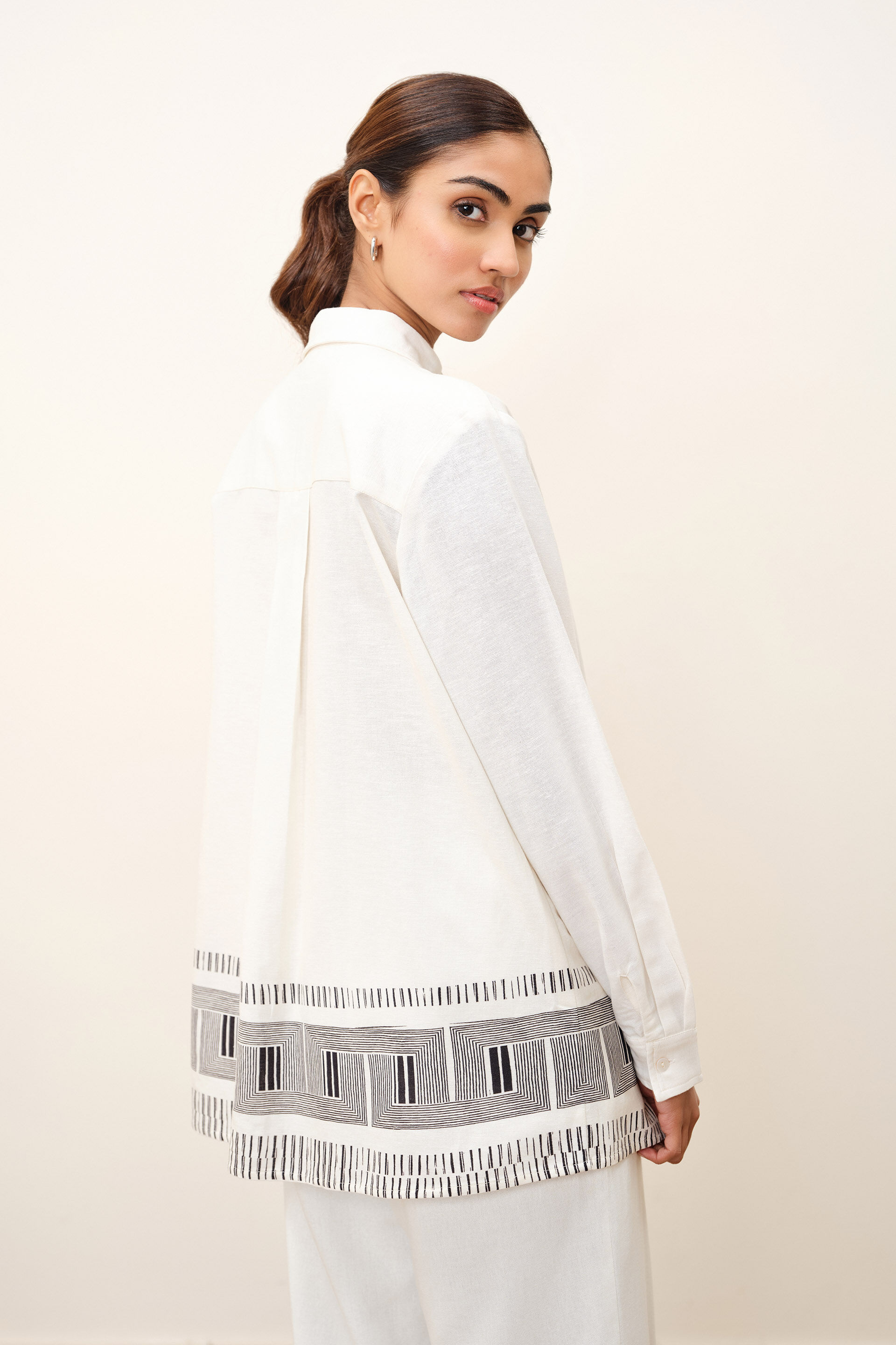 Sabina Beige Shirt, Beige, image 5