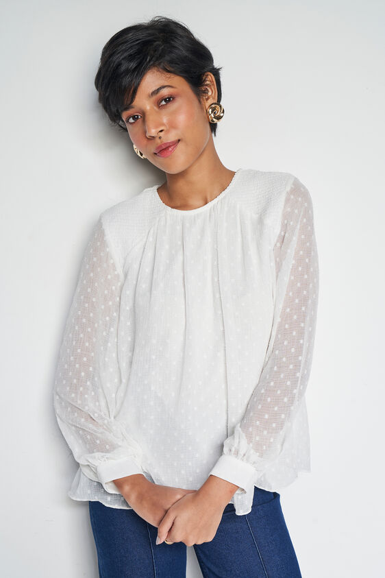 White Dreams Top, White, image 1